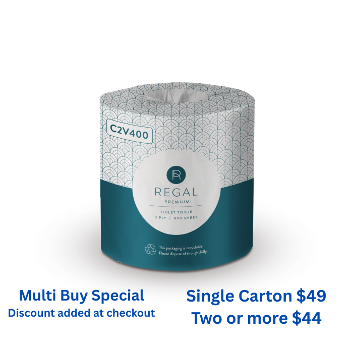 Regal Toilet Rolls 2 Ply 400 Sheets