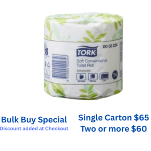 Toilet Rolls Tork 2Ply 400 Sheets