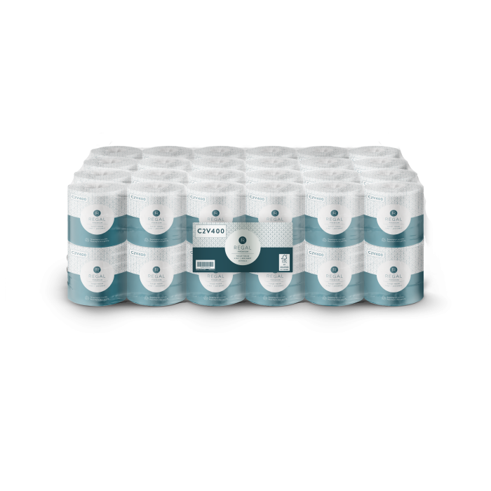 Toilet Rolls 2 Ply 400 Sheets REGAL - Image 2