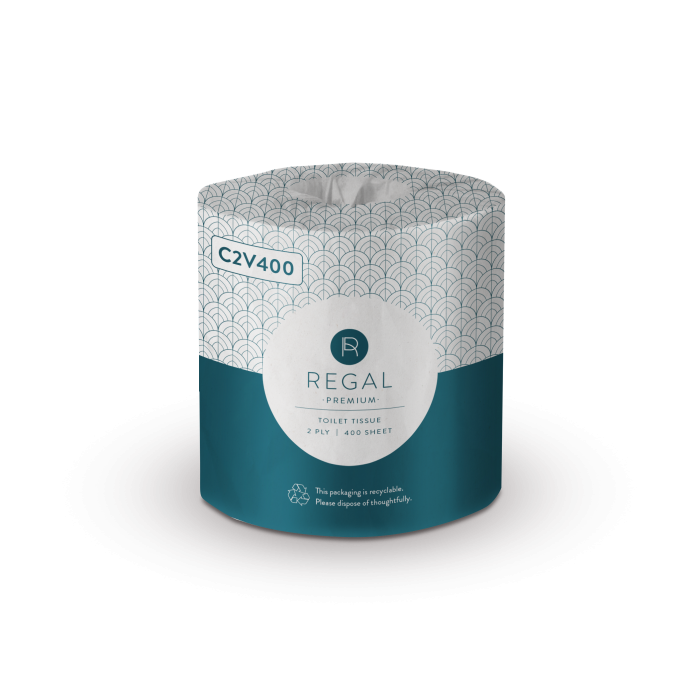 Regal 2ply x 400 sheet toilet paper